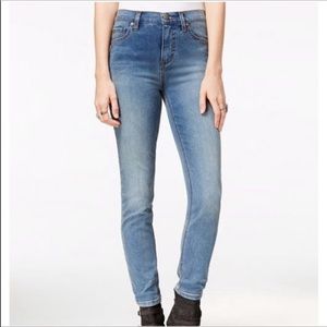Free People High Rise Skinny Jeans Size 26R Blue Stretch #e39